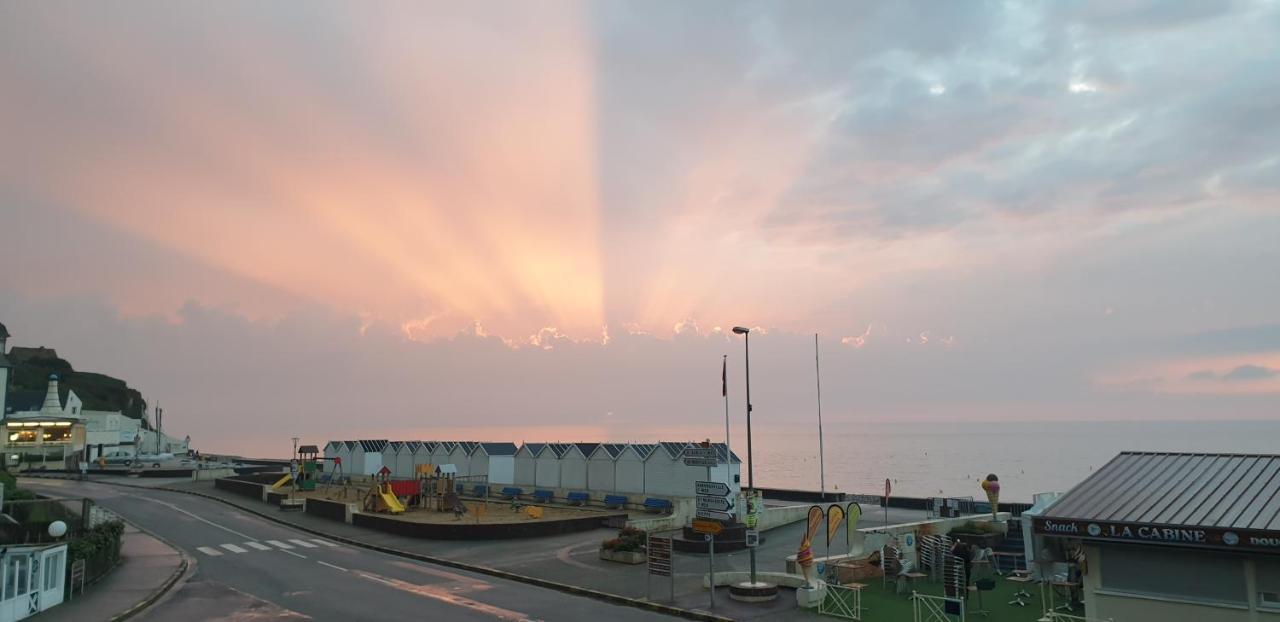 L'Huitriere Hotel Quiberville Bagian luar foto