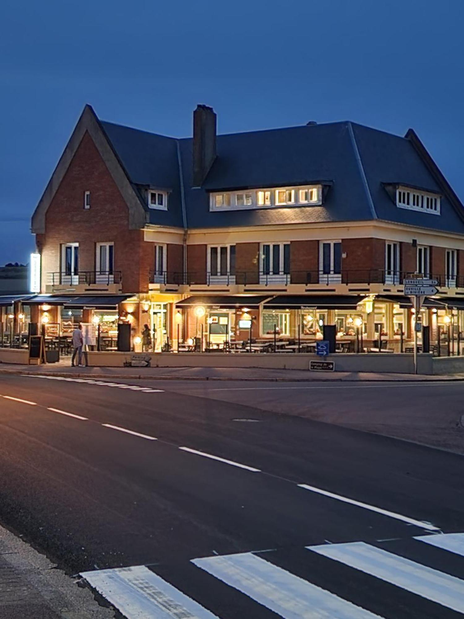L'Huitriere Hotel Quiberville Bagian luar foto