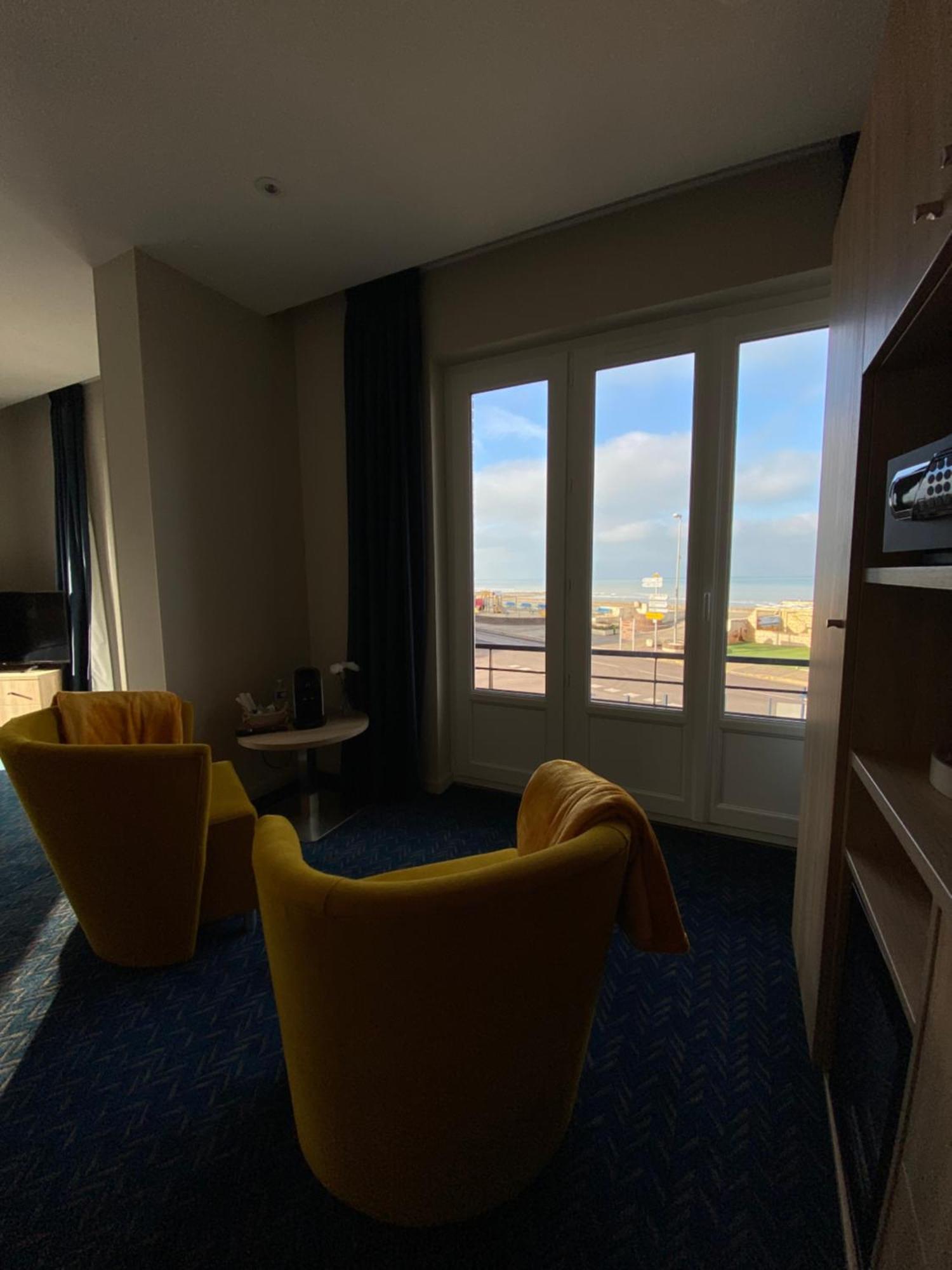 L'Huitriere Hotel Quiberville Bagian luar foto
