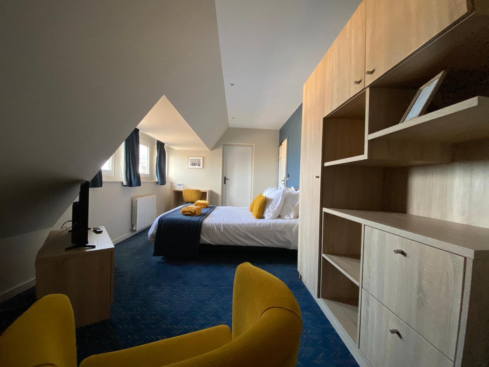 L'Huitriere Hotel Quiberville Bagian luar foto