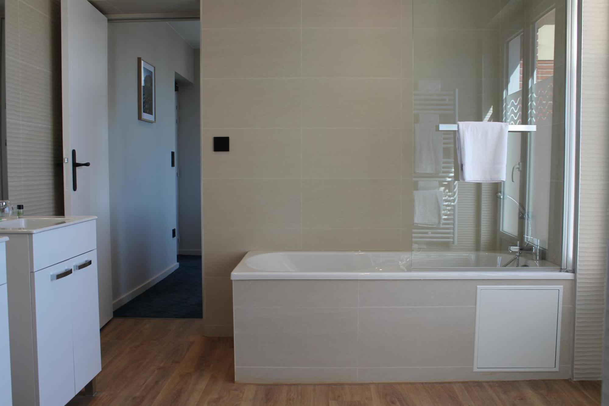L'Huitriere Hotel Quiberville Bagian luar foto